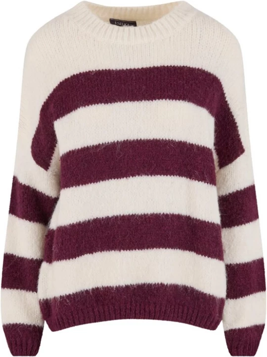 Foto van product Urban Classics Trui bourgogne / wit