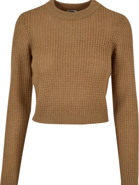 Foto van product Urban Classics Trui 'Waffles' donkerbeige