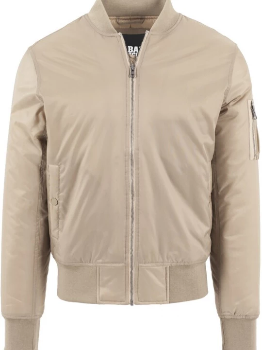 Foto van product Urban Classics Tussenjas ' Basic Bomber Jacket ' beige