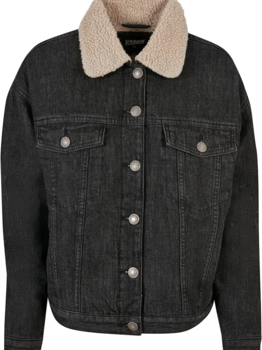 Foto van product Urban Classics Tussenjas beige / black denim
