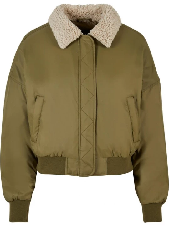 Foto van product Urban Classics Tussenjas beige / olijfgroen