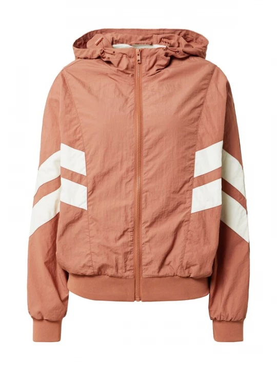 Foto van product Urban Classics Tussenjas 'Crinkle Batwing' pueblo / wit