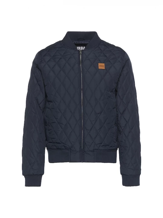 Foto van product Urban Classics Tussenjas 'Diamond Quilt' navy