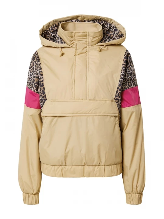 Foto van product Urban Classics Tussenjas lichtbeige / bruin / pink / zwart