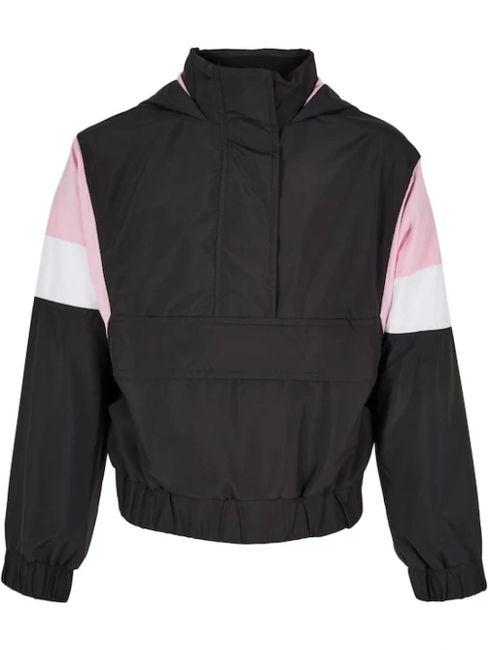 Foto van product Urban Classics Tussenjas lichtroze / zwart / wit