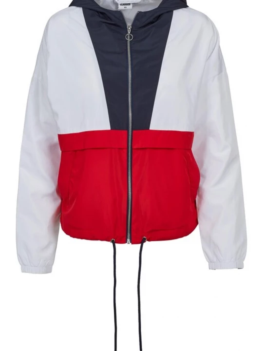 Foto van product Urban Classics Tussenjas navy / vuurrood / wit