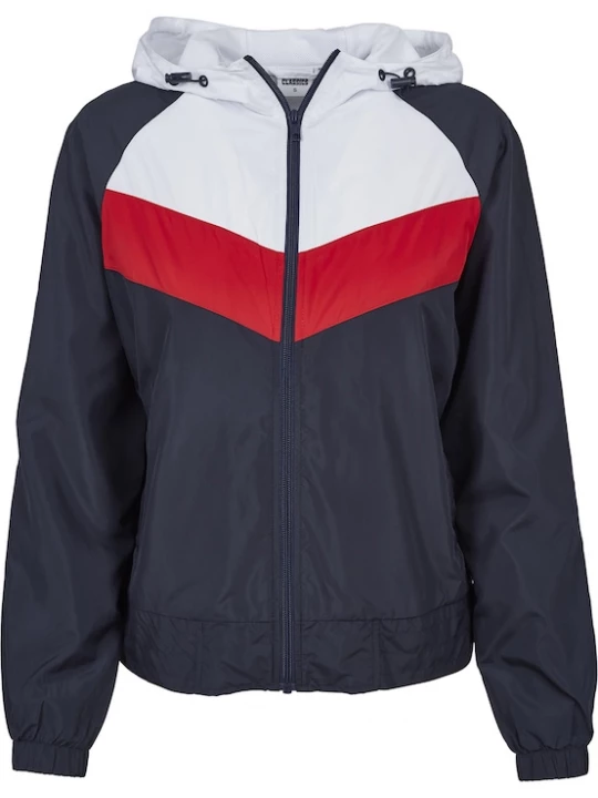 Foto van product Urban Classics Tussenjas navy / vuurrood / wit
