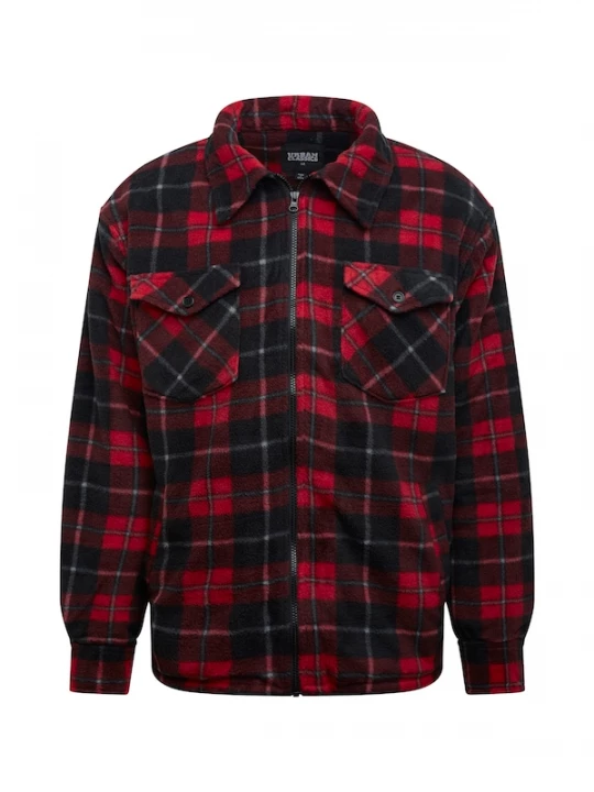 Foto van product Urban Classics Tussenjas rood / zwart / wit