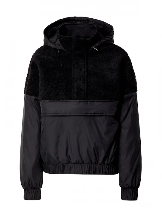 Foto van product Urban Classics Tussenjas 'Sherpa Mix' zwart