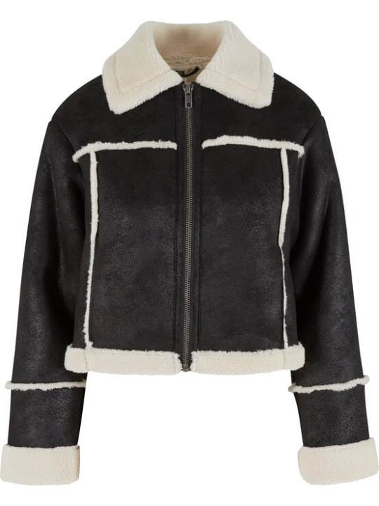 Foto van product Urban Classics Tussenjas zwart / wit