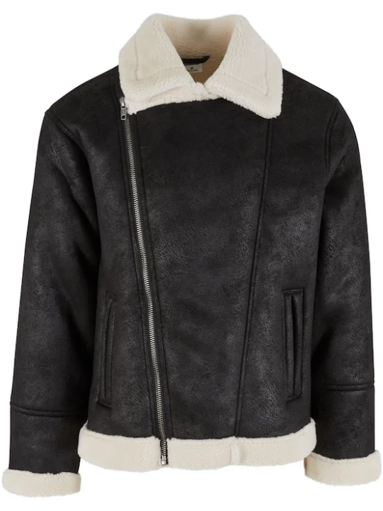 Foto van product Urban Classics Tussenjas zwart / wit