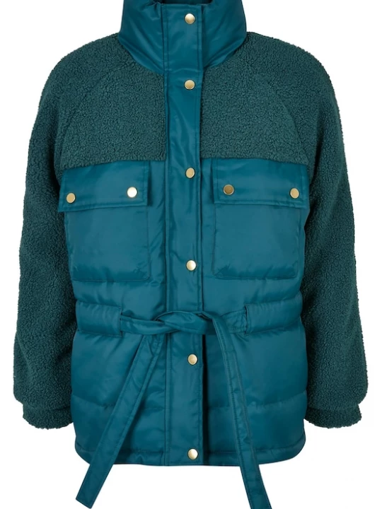 Foto van product Urban Classics Winterjas petrol / donkergroen