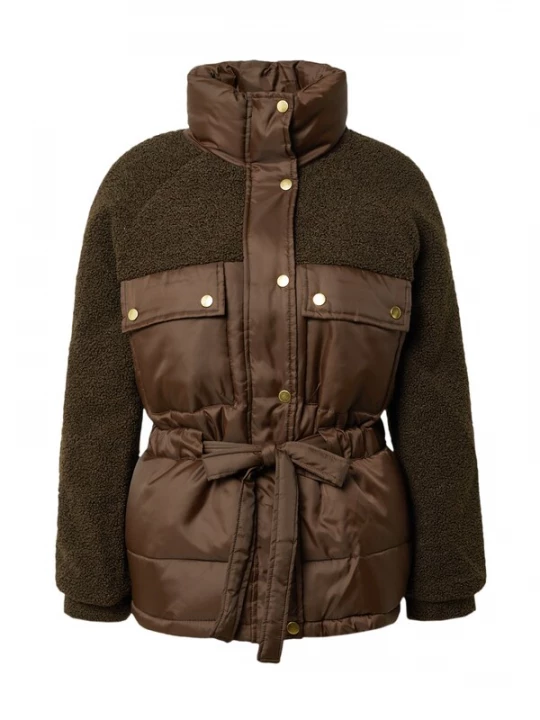 Foto van product Urban Classics Winterjas 'Sherpa' donkerbruin