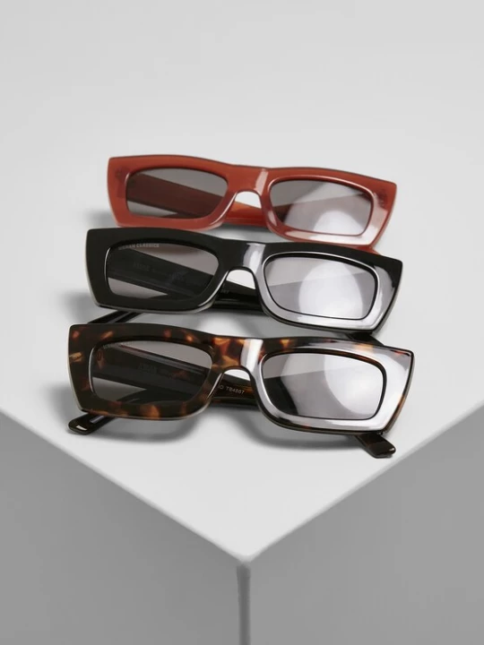 Foto van product Urban Classics Zonnebril donkerbruin / rood / zwart