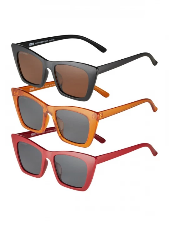 Foto van product Urban Classics Zonnebril 'Tilos' goudgeel / rood / zwart