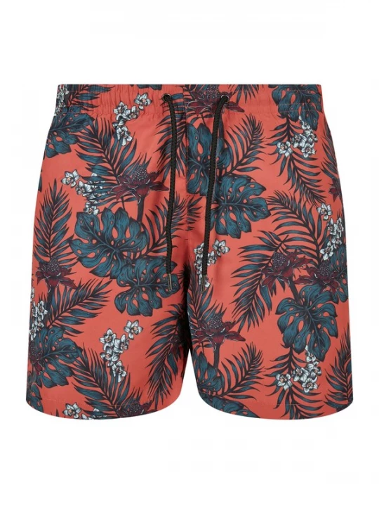 Foto van product Urban Classics Zwemshorts beige / navy / oranje / rood / zwart