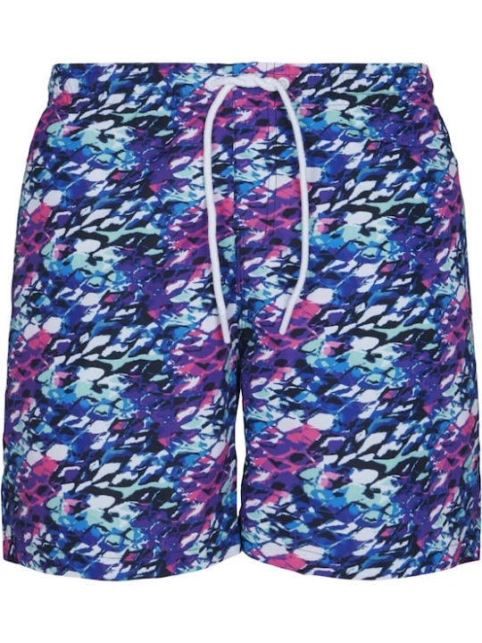Foto van product Urban Classics Zwemshorts blauw / mintgroen / fuchsia / wit