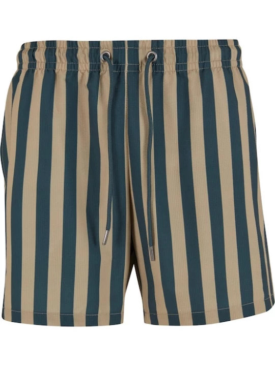 Foto van product Urban Classics Zwemshorts donkerbeige / donkergroen