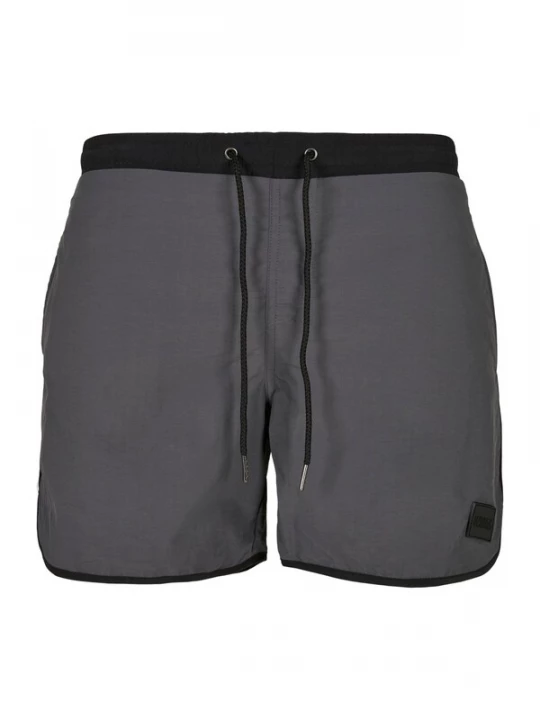 Foto van product Urban Classics Zwemshorts donkergrijs / zwart