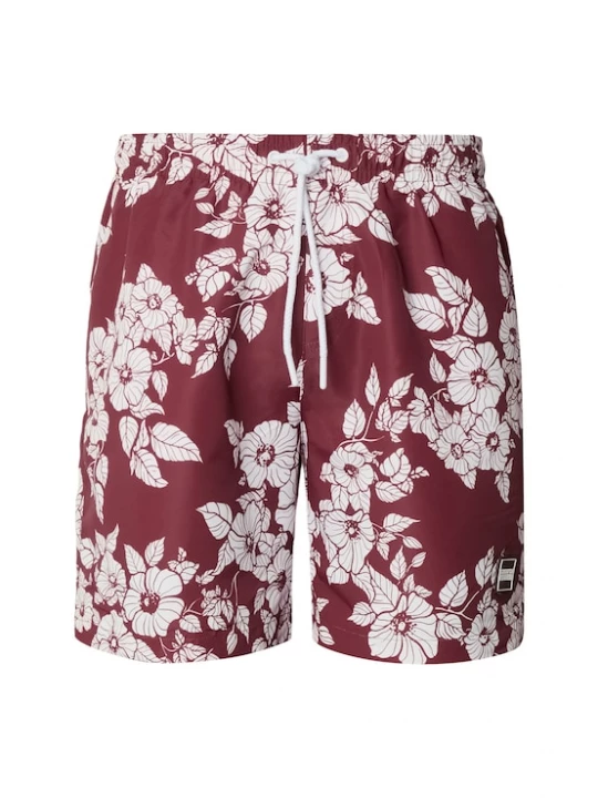 Foto van product Urban Classics Zwemshorts grenadine / wit