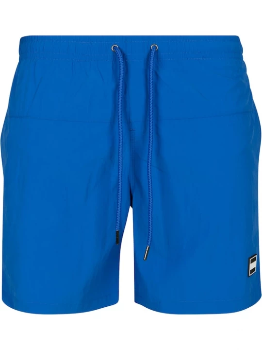 Foto van product Urban Classics Zwemshorts kobaltblauw / zwart / wit