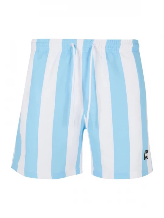 Foto van product Urban Classics Zwemshorts lichtblauw / wit