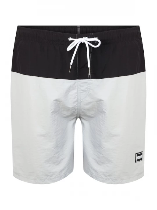 Foto van product Urban Classics Zwemshorts lichtgrijs / zwart