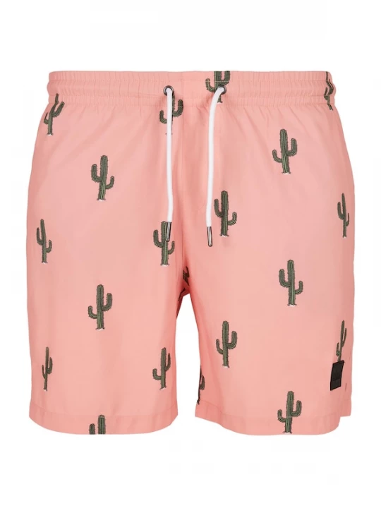 Foto van product Urban Classics Zwemshorts lichtgroen / perzik