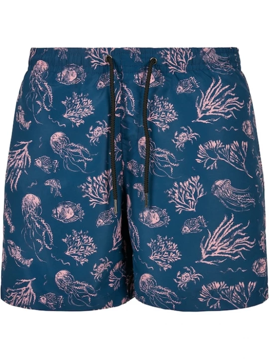 Foto van product Urban Classics Zwemshorts marine / rosa