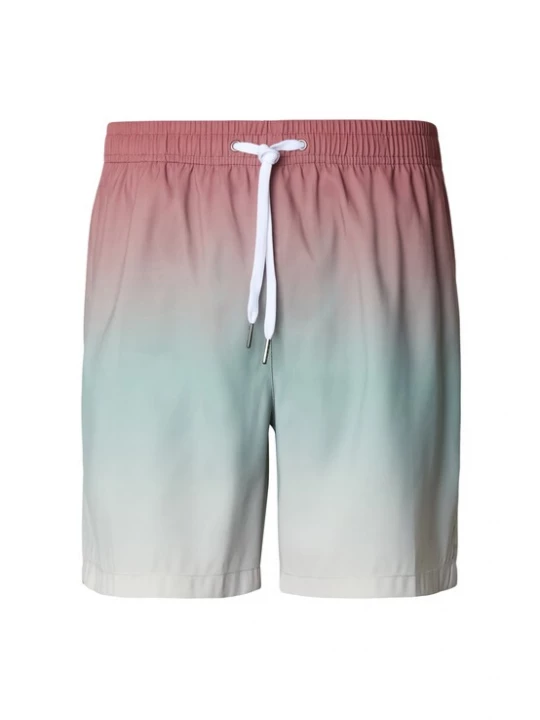 Foto van product Urban Classics Zwemshorts mintgroen / knalrood