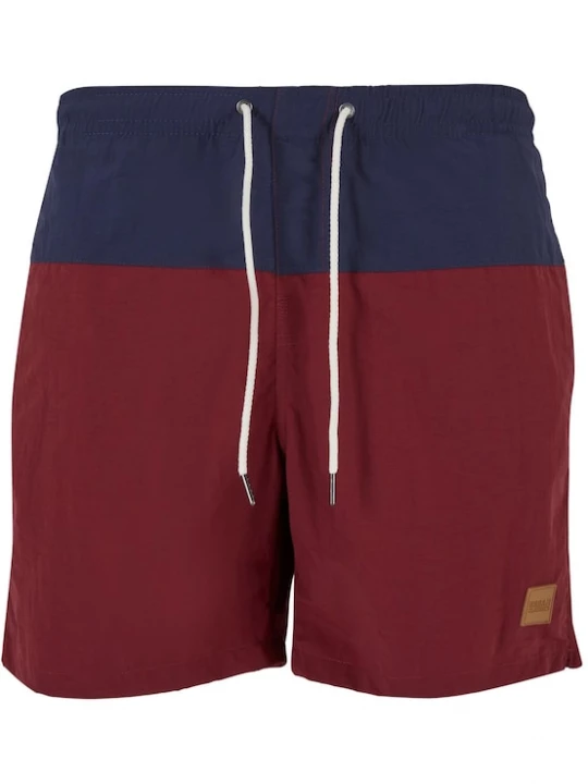 Foto van product Urban Classics Zwemshorts navy / bourgogne