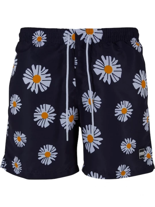 Foto van product Urban Classics Zwemshorts navy / honing / wit