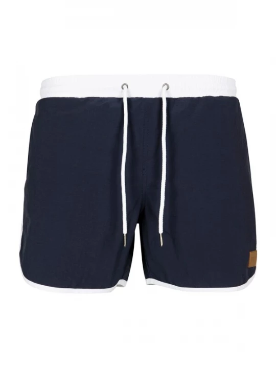 Foto van product Urban Classics Zwemshorts navy / wit