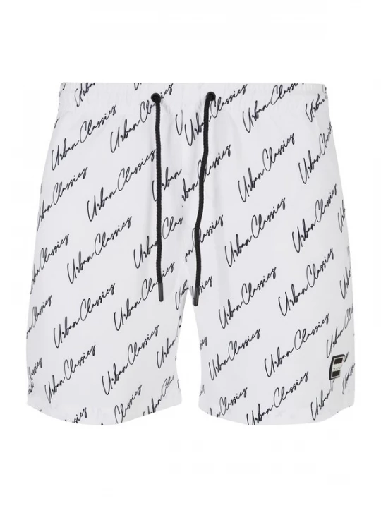 Foto van product Urban Classics Zwemshorts zwart / wit