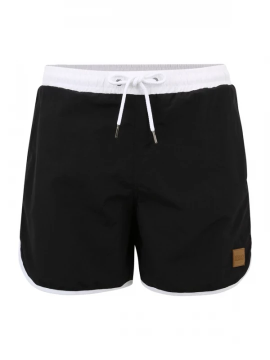 Foto van product Urban Classics Zwemshorts zwart / wit