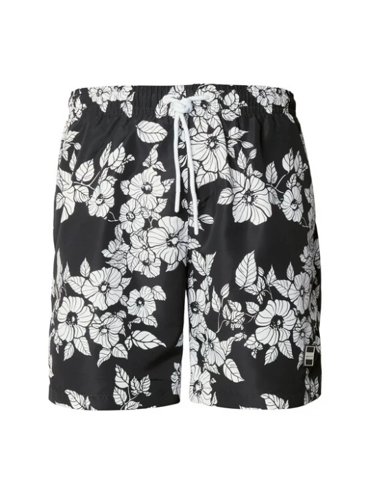 Foto van product Urban Classics Zwemshorts zwart / wit