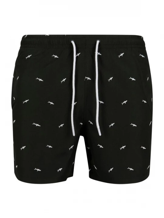 Foto van product Urban Classics Zwemshorts zwart / wit