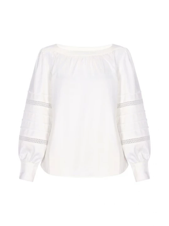 Foto van product usha BLACK LABEL Blouse 'Elegant' wit