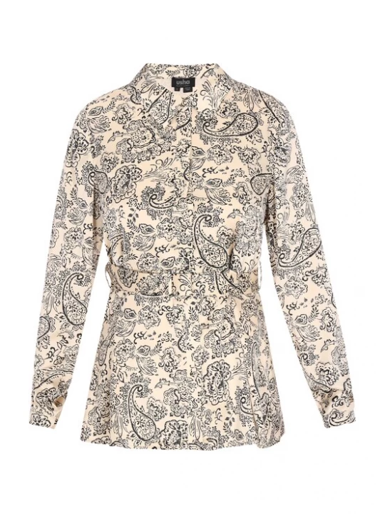 Foto van product usha BLACK LABEL Blouse 'Fashion Look' crème / zwart