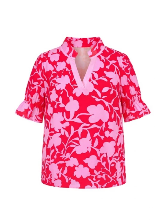 Foto van product usha BLACK LABEL Blouse lichtroze / rood