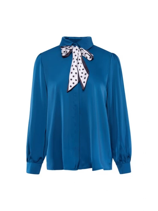 Foto van product usha BLACK LABEL Blouse navy / zwart / wit