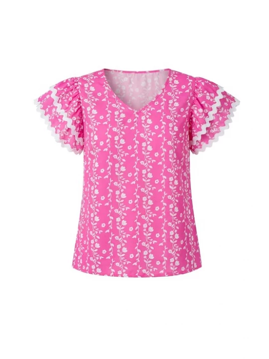 Foto van product usha BLACK LABEL Blouse pink / wit