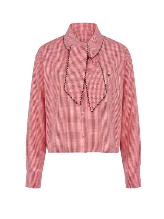 Foto van product usha BLACK LABEL Blouse rood / zwart / wit