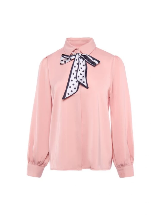 Foto van product usha BLACK LABEL Blouse rosa / zwart / wit