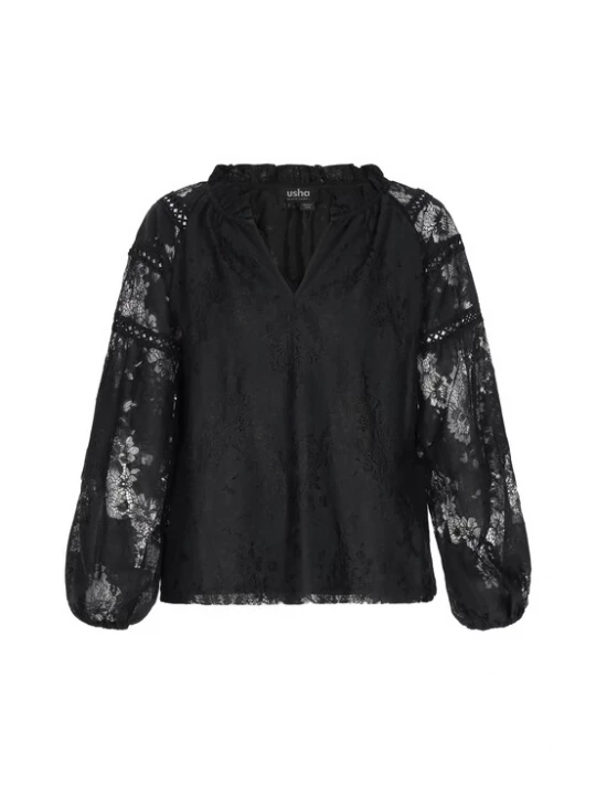 Foto van product usha BLACK LABEL Blouse zwart
