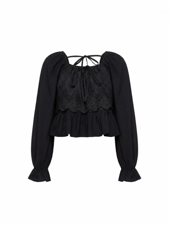 Foto van product usha BLACK LABEL Blouse zwart