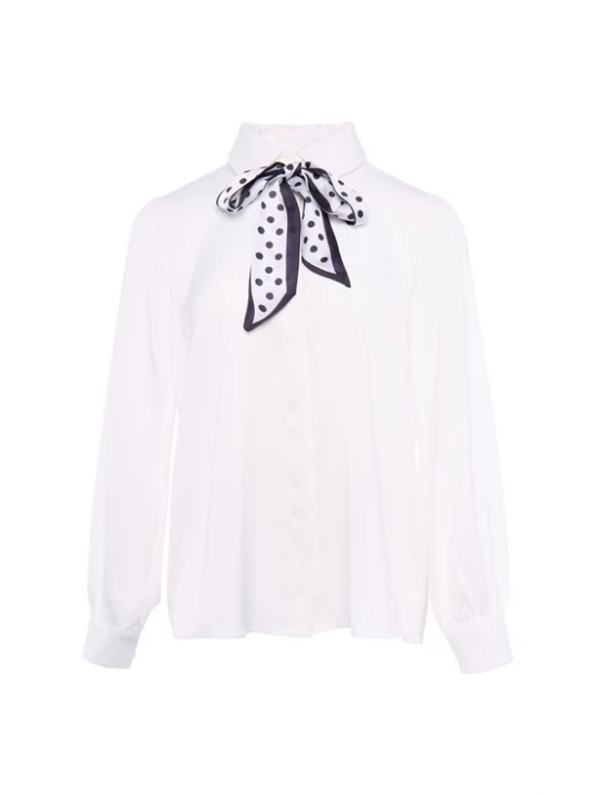 Foto van product usha BLACK LABEL Blouse zwart / wit