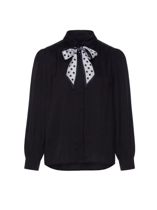 Foto van product usha BLACK LABEL Blouse zwart / wit