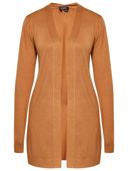Foto van product usha BLACK LABEL Gebreid vest camel