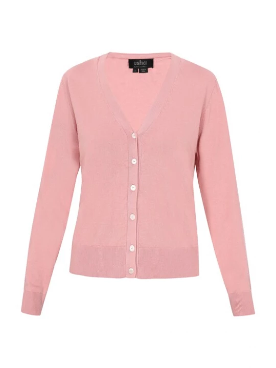 Foto van product usha BLACK LABEL Gebreid vest 'Classic Look' rosa